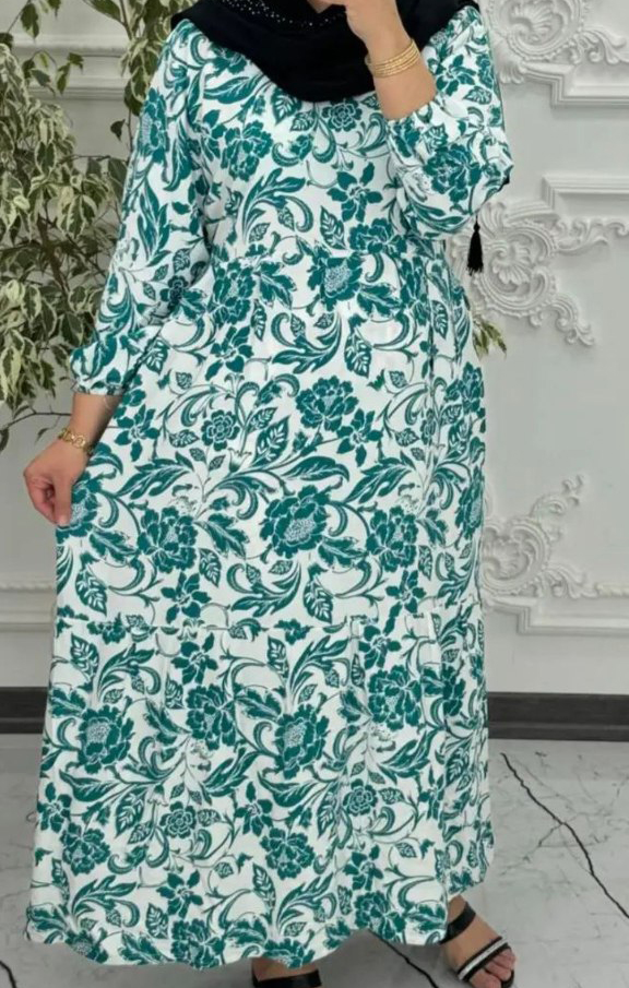 پیراهن نخی زنانه