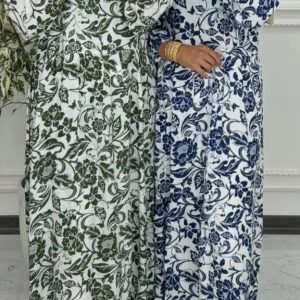 پیراهن نخی زنانه